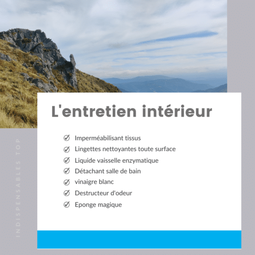 Les indispensables en camping-car